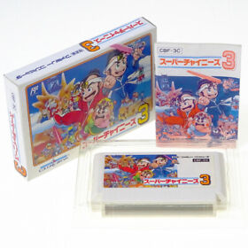 SUPER CHINESE 3 III Famicom Nintendo FC CULTURE BRAIN Japan Import NTSC Complete