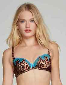 AGENT PROVOCATEUR RARE SOLD OUT RRP£150 MOLLY LEOPARD BRA 34D BNWT