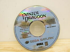 Panzer Dragoon Playable Preview Demo Not for Resale Sega Saturn Disc