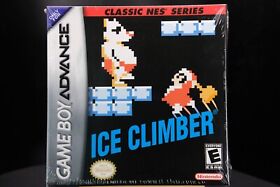 Ice Climber Classic NES Series Game Boy Advance GBA Sellado excelente estado