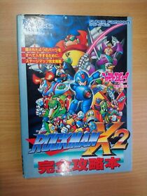 BOOK Rockman X2 - Super Nintendo Famicom Game Guide MEGA MAN CAPCOM SNES