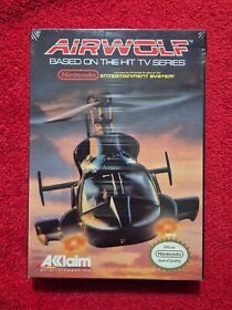 Airwolf Original Nintendo Game Cartridge NES 1989 Acclaim New Sealed H-Seam