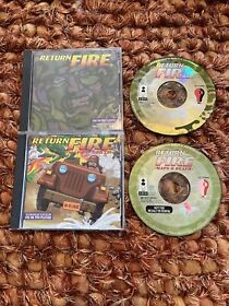 Return Fire & Return Fire: Maps O' Death (3DO) Complete In Jewel Cases TESTED