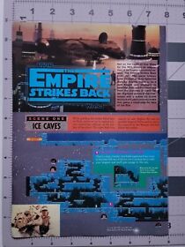 The Empire Strikes Back Star Wars Nes Original Print Ad / Poster Game Promo Art
