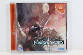Hundred Swords W/ Spine Reg Point Card SEGA Dreamcast DC Japan Import DC868 READ