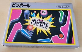 FC Famicom Pinball Silver Box Japan Nintendo