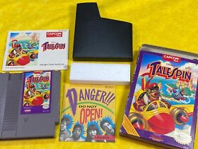 Disney's TaleSpin Nintendo NES 1991 Video Game Complete  CIB Authentic Tested