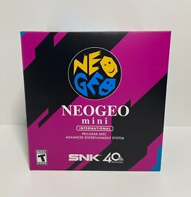 NEOGEO Mini International Classic SNK 40th Anniversary, New/Sealed