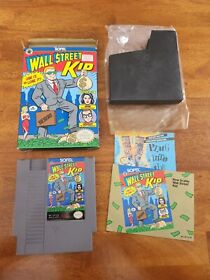 Wall Street Kid (Nintendo NES, 1990) CIB Complete In Box Authentic VG Condition 