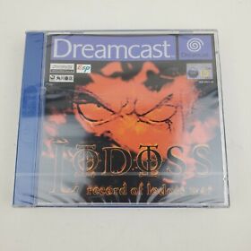 Sega DreamCast Record of Lodoss War Video Game Import. (Sealed Cracked Case)