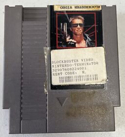 Nintendo NES Terminator Cartridge Only Tested And Working HAS WEAR READ!!