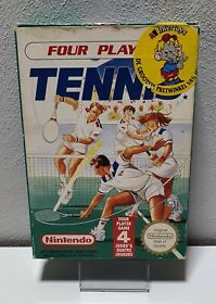 FOUR PLAYERS´ TENNIS  NINTENDO NES IN OVP   A7378
