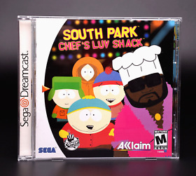 South Park Chef's Luv Shack - Sega Dreamcast Complete CIB Cleaned Tested Tracked