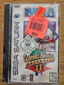 NEW SEALED Sega Saturn - World Series Baseball II - Authentic (1996)