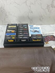 Lot Of 18 Coleco ColecoVision Game Cartridges with Dust Cover