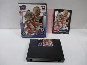 NEOGEO AES -- Fatal Fury 2 - Garou Densetsu 2 -- Box. JAPAN Game SNK. 13282