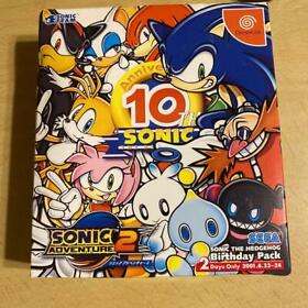 Sega Dreamcast "Sonic Adventure 2 Birthday Pack 10th Anniversary" 2001