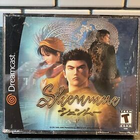 Shenmue (Dreamcast, 2000) Complete CIB with Passport  Manuals 4 Discs TESTED