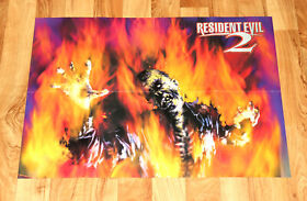 1998 Resident Evil 2 Capcom PS1 GameCube Dreamcast Very Rare Vintage Poster