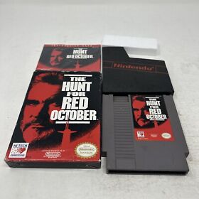 Auténticos pines limpios The Hunt for Red Octubre Nintendo NES completos en caja en caja en caja