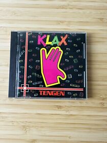 Klax HUcard Game Turbo Grafx 16 Tengen Complete - Tested - A7