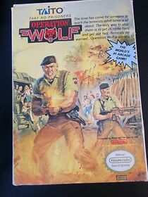 Operation Wolf (NES, 1989) - In Box - Tested and Working