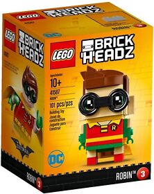 LEGO BrickHeadz 41587 DC Comics Super Hereos Robin Retired Sealed Building Set