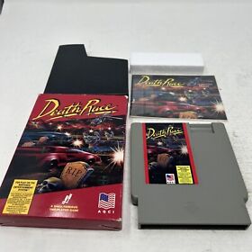Death Race Nintendo NES Complete CIB Cleaned Pins Authentic American Game