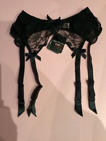 Agent Provocateur Black Lace 'Love' Suspender Size 3 RRP £95