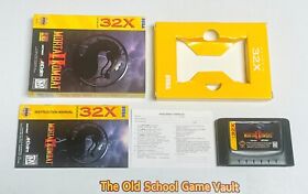 Mortal Kombat II  2 - Complete Sega Genesis 32x Game CIB - Authentic