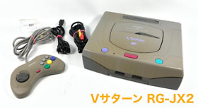 Victor Sega V-Saturn Console RG-JX2 Gray Good working  w/Controller