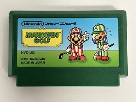 Mario Open Golf (Famicom, 1987) Authentic Game Cartridge (HVC-UG) - US seller