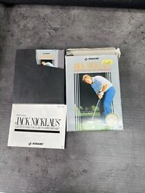 Jack Nicklaus - Greatest 18 Holes NES Game With Box, Sleeve & Instructions PAL