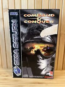 Command & Conquer - Sega Saturn with Manual (Torn Case)