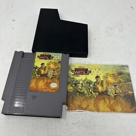 Operation Wolf W/ Manual & Sleeve (Nintendo NES) Cleaned Pins
