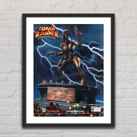 Tomb Raider Chronicles PS1 Sega Dreamcast Glossy Promo Poster 18" x 24" G1132