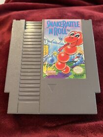 Snake Rattle And Roll NES Cartridge
