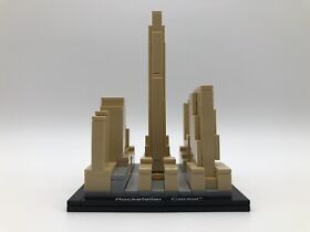 LEGO ARCHITECTURE ROCKEFELLER CENTER 21007 - COMPLETE, NO MANUAL OR BOX