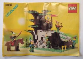 1987 LEGO Forestmen Camoflaged Outpost (6066) INSTRUCTION MANUAL ONLY