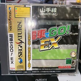 Japanese Densha de Go EX Sega Saturn  Japan Import US Seller  Complete