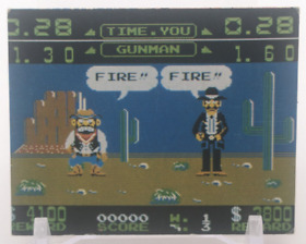 Wild Gunman #8 Family Computer Card Menko Amada Famicom Konami 1985 Japan A1