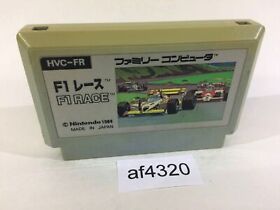 af4320 F1 Race NES Famicom Japan