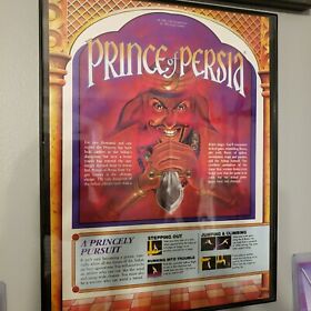 Retro 1992 Prince of Persia ad/poster NES GAMEBOY SNES PC Video Game Wall Art