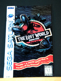 THE LOST WORLD : JURASSIC PARK  Manual Only (SEGA SATURN) NTSC-U/C
