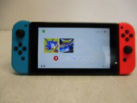 Nintendo Switch Red Blue Joy-Cons Team Sonic Racing / Sonic Mania Game
