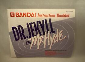 Dr Jekyll and Mr Hyde Nintendo NES Instruction Manual Only - Authentic