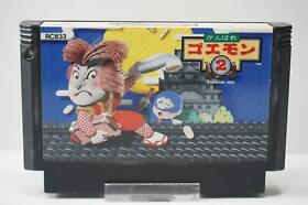 (Cartridge Only) Nintendo Famicom Good luck Goemon 2 Japan Game