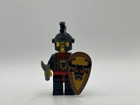 Lego # Cas046 Cedric the Bull Minifigure 6096 Knights Kingdom W/ Shield ,Sword