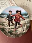 Artists Of The World Plate Chinese Childrens Games Series 1987 - Rolling Hoops