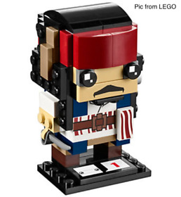 LEGO BrickHeadz Pirates of the Caribbean 41593 Captain Jack Sparrow Set Complete